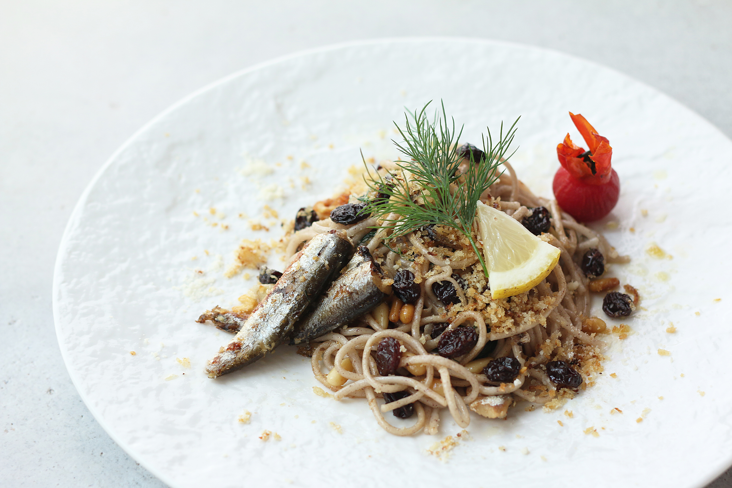 お魚とハーブパン粉の大人のパスタ Kyushu Islandレシピサイト