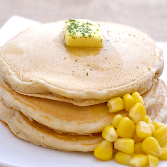 とうもろこしのパンケーキ