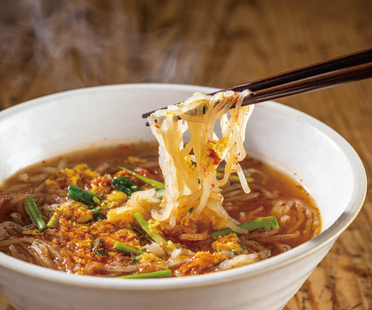 【送料込】種類が選べる！「宮崎辛麺」「宮崎釜揚げうどん」2袋セット(中一本店)【ポスト投函】