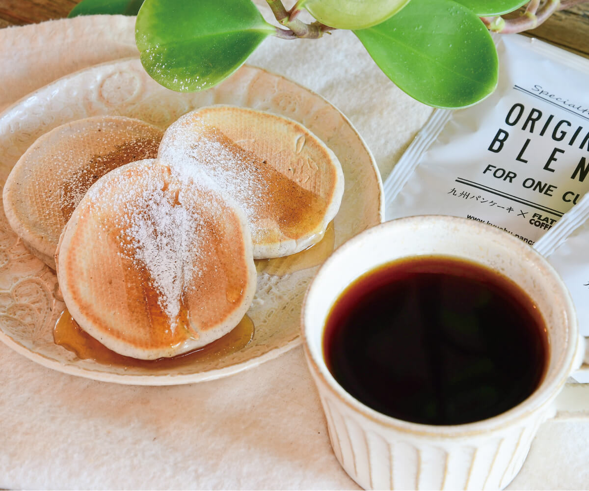 【コーヒーの日】ドリップコーヒーとパンケーキのセット